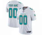 Miami Dolphins Customized White Vapor Untouchable Limited Player Football Jersey