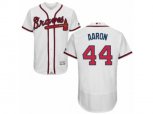 Atlanta Braves #44 Hank Aaron White Flexbase Authentic Collection MLB Jersey