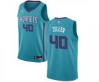 Charlotte Hornets #40 Cody Zeller Swingman Teal Basketball Jersey - Icon Edition