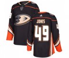 Anaheim Ducks #49 Max Jones Authentic Black Home Hockey Jersey