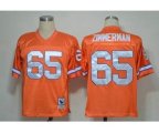 Denver Broncos #65 Gary Zimmerman Orange Throwback Jersey