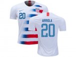 USA #20 Arriola Home Soccer Country Jersey