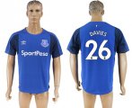 2017-18 Everton FC 26 DAVIES Home Thailand Soccer Jersey