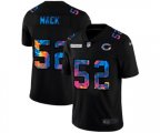 Chicago Bears #52 Khalil Mack Multi-Color Black 2020 NFL Crucial Catch Vapor Untouchable Limited Jersey