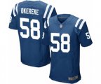 Indianapolis Colts #58 Bobby Okereke Elite Royal Blue Team Color Football Jersey