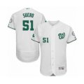 Washington Nationals #51 Wander Suero White Celtic Flexbase Authentic Collection Baseball Player Jersey