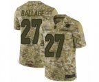 Miami Dolphins #27 Kalen Ballage Limited Camo 2018 Salute to Service Football Jersey