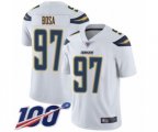Los Angeles Chargers #97 Joey Bosa White Vapor Untouchable Limited Player 100th Season Football Jersey