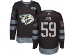 Nashville Predators #59 Roman Josi Black 1917-2017 100th Anniversary Stitched NHL Jersey