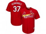 St. Louis Cardinals #37 Keith Hernandez Replica Red Alternate Cool Base MLB Jersey