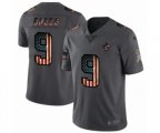New Orleans Saints #9 Drew Brees Limited Black USA Flag 2019 Salute To Service Football Jersey