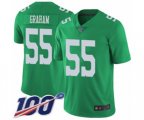 Philadelphia Eagles #55 Brandon Graham Limited Green Rush Vapor Untouchable 100th Season Football Jersey