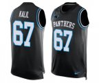 Carolina Panthers #67 Ryan Kalil Limited Black Player Name & Number Tank Top Football Jersey