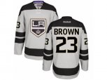Los Angeles Kings #23 Dustin Brown Authentic Gray Alternate NHL Jersey