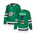 Dallas Stars #5 Andrej Sekera Authentic Green USA Flag Fashion Hockey Jersey