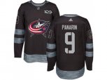 Columbus Blue Jackets #9 Artemi Panarin Black 1917-2017 100th Anniversary Stitched NHL Jersey
