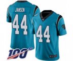 Carolina Panthers #44 J.J. Jansen Blue Alternate Vapor Untouchable Limited Player 100th Season Football Jersey