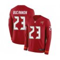 Tampa Bay Buccaneers #23 Deone Bucannon Limited Red Therma Long Sleeve Football Jersey