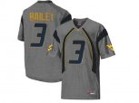 West Virginia Mountaineers Stedman Bailey #3 College Football Mesh Jersey - Grey