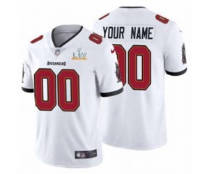 Tampa Bay Buccaneers Custom White Limited Jersey 2021 Super Bowl LV