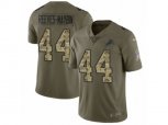 Detroit Lions #44 Jalen Reeves-Maybin Limited Olive Camo Salute to Service NFL Jersey