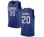 Los Angeles Clippers #20 Landry Shamet Swingman Blue Basketball Jersey - Icon Edition