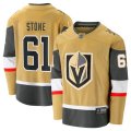 Vegas Golden Knights #61 Mark Stone Fanatics Branded Gold 2020-21 Alternate Premier Breakaway Player Jersey