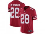 San Francisco 49ers #28 Jerick McKinnon Red Team Color Men Stitched NFL Vapor Untouchable Limited Jersey