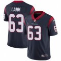 Houston Texans #63 Kendall Lamm Navy Blue Team Color Vapor Untouchable Limited Player NFL Jersey