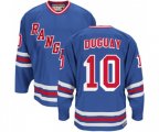 CCM New York Rangers #10 Ron Duguay Authentic Royal Blue Heroes of Hockey Alumni Throwback NHL Jersey