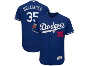 Los Angeles Dodgers #35 Cody Bellinger Majestic Royal 2018 Spring Training Flex Base Player Jersey