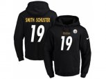 Pittsburgh Steelers #19 JuJu Smith-Schuster Black Name & Number Pullover NFL Hoodie