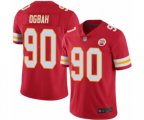 Kansas City Chiefs #90 Emmanuel Ogbah Red Team Color Vapor Untouchable Limited Player Football Jersey