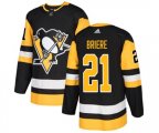 Adidas Pittsburgh Penguins #21 Michel Briere Premier Black Home NHL Jersey