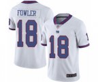 New York Giants #18 Bennie Fowler Elite White Rush Vapor Untouchable Football Jersey