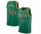Boston Celtics #36 Shaquille O'Neal Authentic Green Basketball Jersey - 2019-20 City Edition