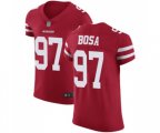 San Francisco 49ers #97 Nick Bosa Red Team Color Vapor Untouchable Elite Player Football Jersey