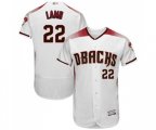 Arizona Diamondbacks #22 Jake Lamb White Home Authentic Collection Flex Base Baseball Jersey