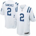 Indianapolis Colts #2 Rigoberto Sanchez Game White NFL Jersey