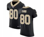 New Orleans Saints #80 Austin Carr Black Team Color Vapor Untouchable Elite Player Football Jersey