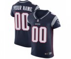 New England Patriots Customized Navy Blue Team Color Vapor Untouchable Elite Player Football Jersey
