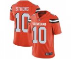 Cleveland Browns #10 Jaelen Strong Orange Alternate Vapor Untouchable Limited Player Football Jersey