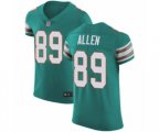 Miami Dolphins #89 Dwayne Allen Aqua Green Alternate Vapor Untouchable Elite Player Football Jersey