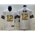 New Orleans Saints #12 Chris Olave White 2022 Color Rush Stitched NFL Nike Limited Jersey