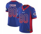 Buffalo Bills #80 Jason Croom Limited Royal Blue Rush Drift Fashion NFL Jersey