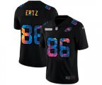 Philadelphia Eagles #86 Zach Ertz Multi-Color Black 2020 NFL Crucial Catch Vapor Untouchable Limited Jersey