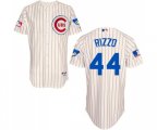 Chicago Cubs #44 Anthony Rizzo Authentic Cream 1969 Turn Back The Clock Baseball Jersey