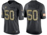 Pittsburgh Steelers #50 Ryan Shazier Stitched Black NFL Salute to Service Limited Jerseys