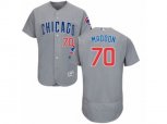 Chicago Cubs #70 Joe Maddon Grey Flexbase Authentic Collection MLB Jersey