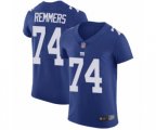 New York Giants #74 Mike Remmers Royal Blue Team Color Vapor Untouchable Elite Player Football Jersey